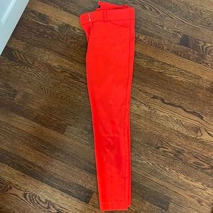 Ann Taylor Loft Marisa Red Trouser